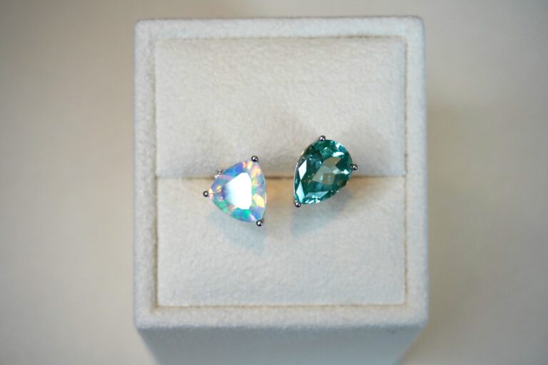 Spinel and Opal Ring