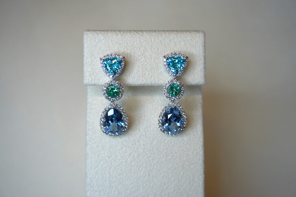 Spinel Drop Earrings