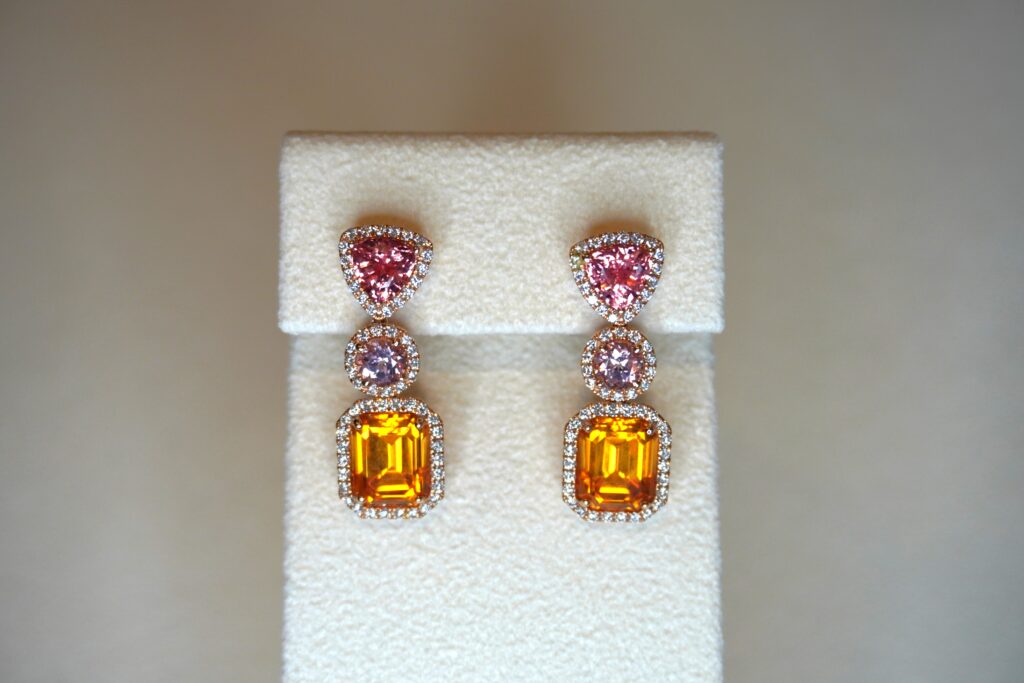 Sapphire Drop Earrings