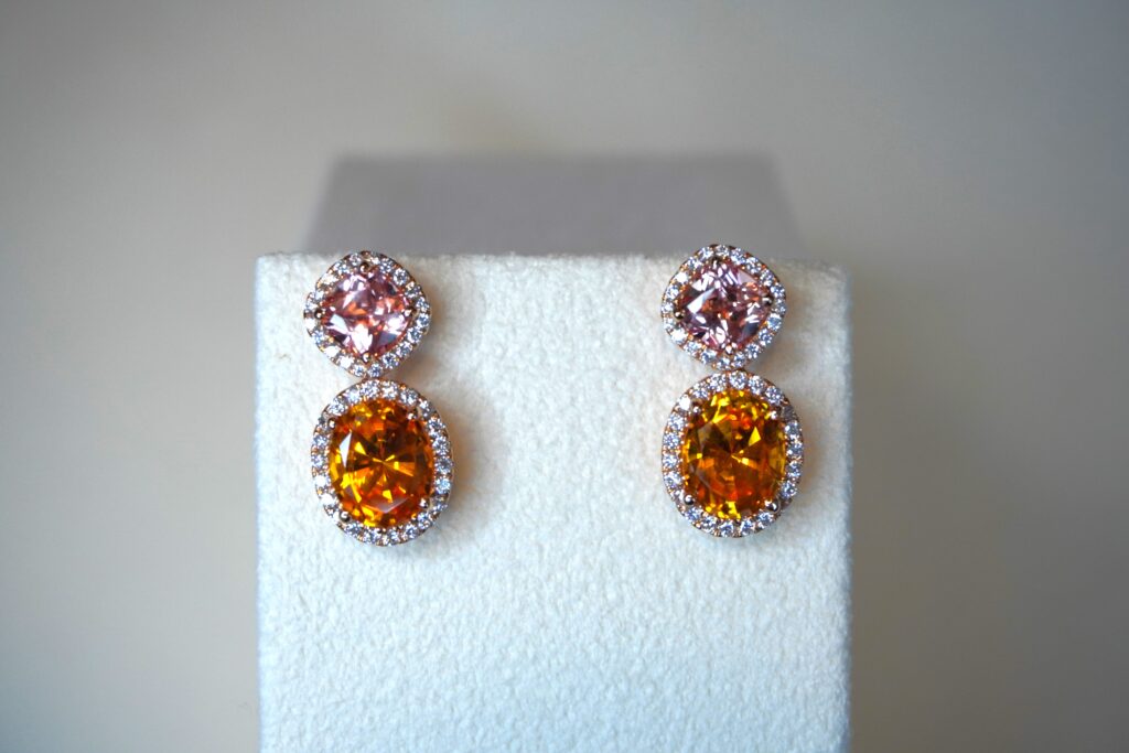 Sapphire Drop Earrings
