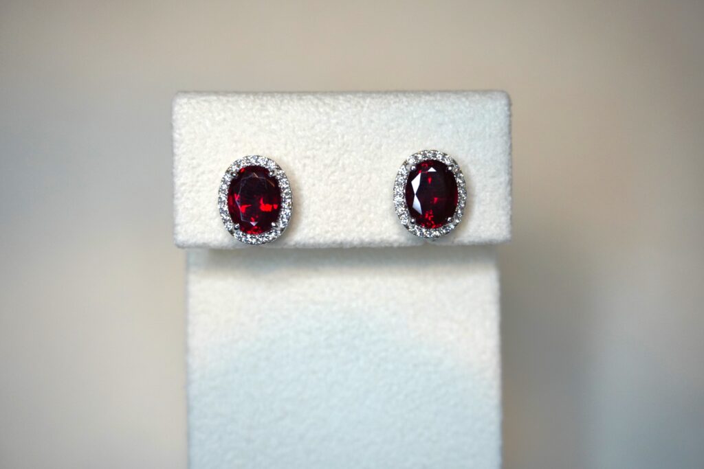 Classic Ruby Earrings