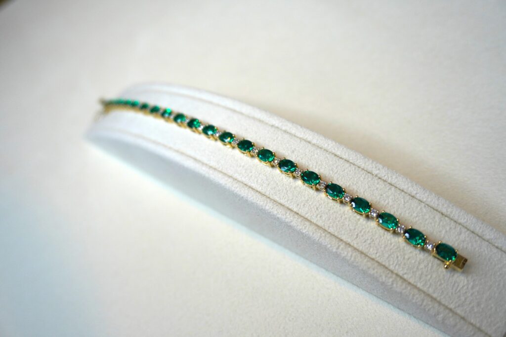 Emerald and Diamond Bracelet
